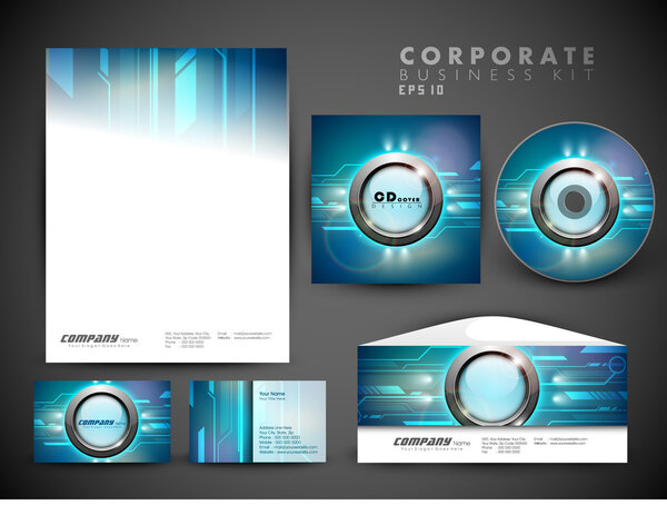 Professional corporate identity kit or business kit for your bus