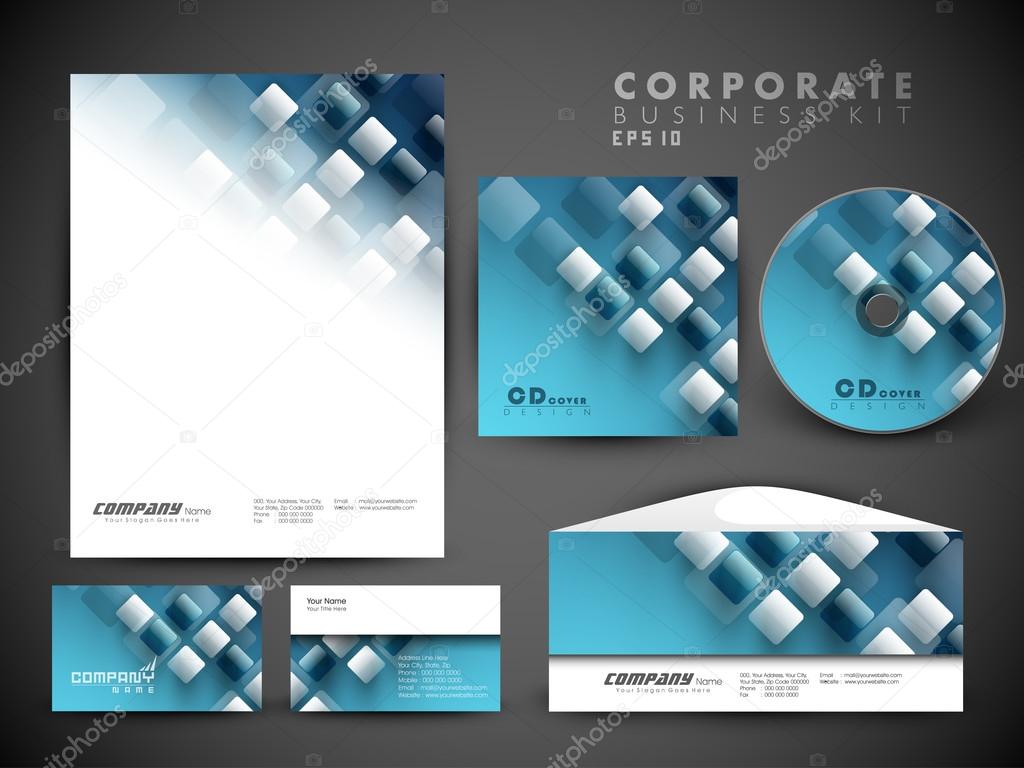 Professional corporate identity kit or business kit for your bus