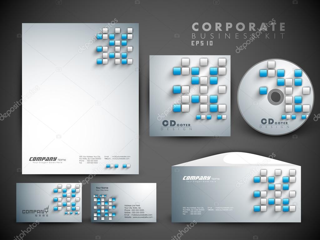 Professional corporate identity kit or business kit for your bus