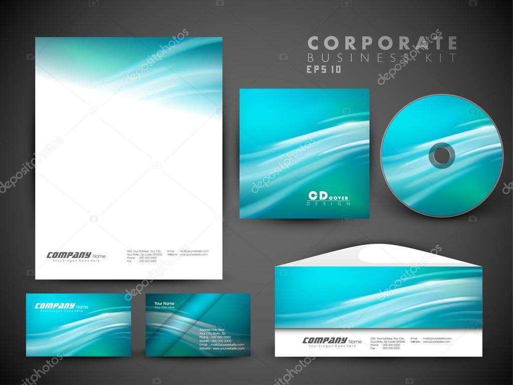 Professional corporate identity kit or business kit for your bus