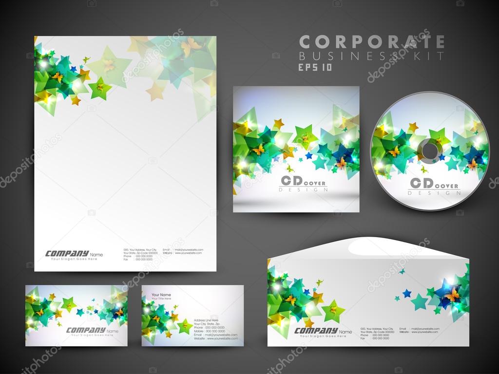 Professional corporate identity kit or business kit for your bus
