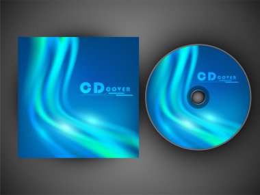 CD kapak tasarımı şablonu stilize. EPS 10.