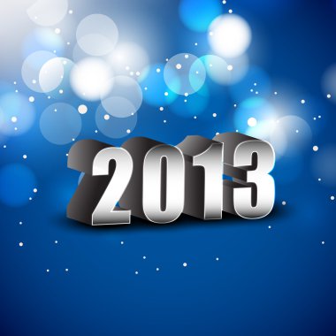 stilize 2013 seneler geçmiş. EPS 10 .