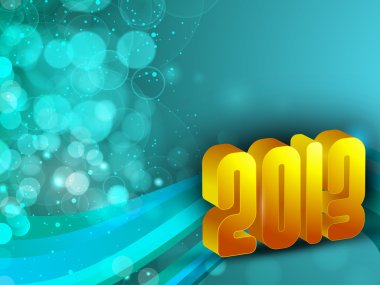 2013 mutlu yeni yıl tebrik kartı. EPS 10.