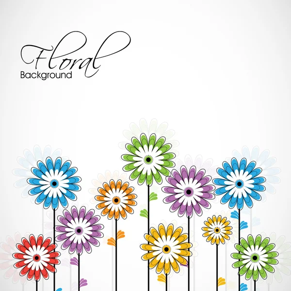Abstract floral background. EPS 10. — Stock Vector