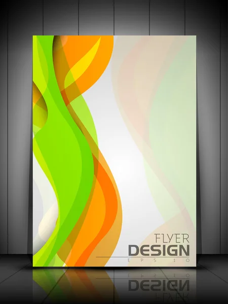 Modèle de dépliant professionnel ou conception de bannière d'entreprise , — Image vectorielle