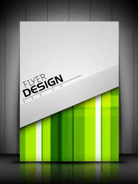 Plantilla de folleto comercial profesional o diseño de banner corporativo , — Vector de stock