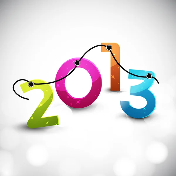 2013 Feliz Ano Novo. EPS 10 . — Vetor de Stock