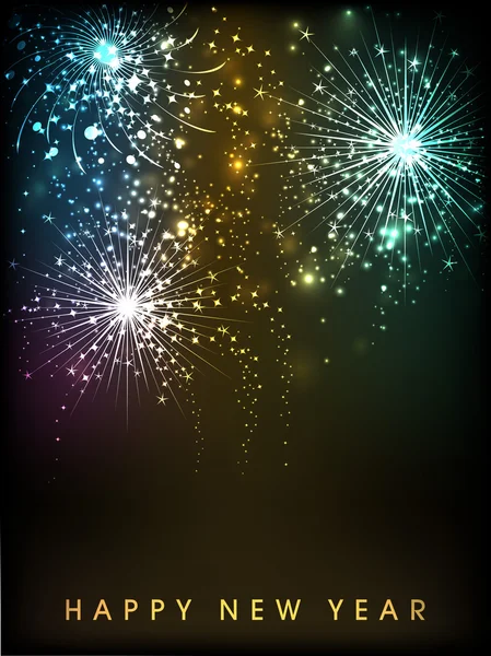 Feliz Año Nuevo fondo de celebración. EPS 10 . — Vector de stock