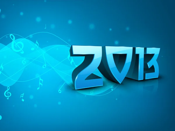 Bonne année 2013 carte de vœux. SPE 10 . — Image vectorielle