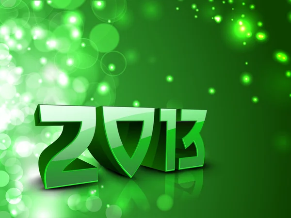 2013 Feliz Ano Novo cartão de saudação. EPS 10 . —  Vetores de Stock