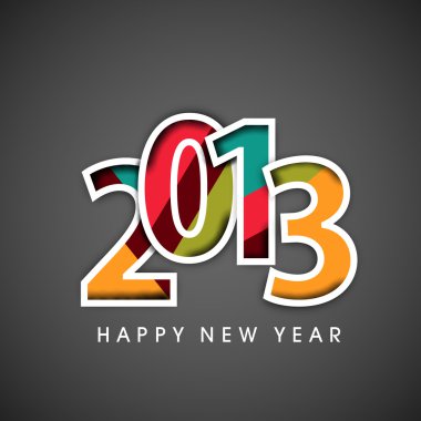 2013 mutlu yeni yıl. EPS 10.