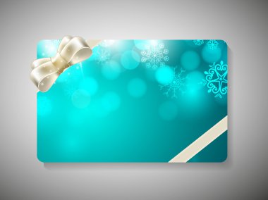 merry chrsitmas için hediye kartı. EPS 10.