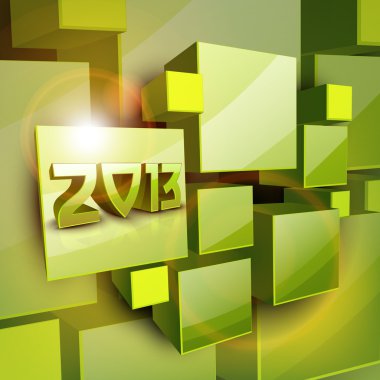 2013 mutlu yeni yıl. EPS 10.