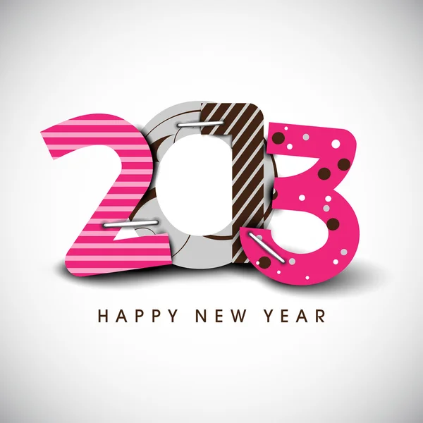 2013 नया साल मुबारक हो। ईपीएस 10 . — स्टॉक वेक्टर