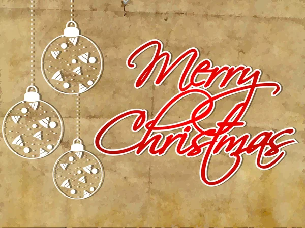 Merry Christmas, Vintage Card. EPS 10. — Stock Vector © alliesinteract #15825805