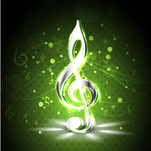 Des notes musicales. peut être utilisé comme bannière, étiquette, icône, autocollant, flyer o — Image vectorielle