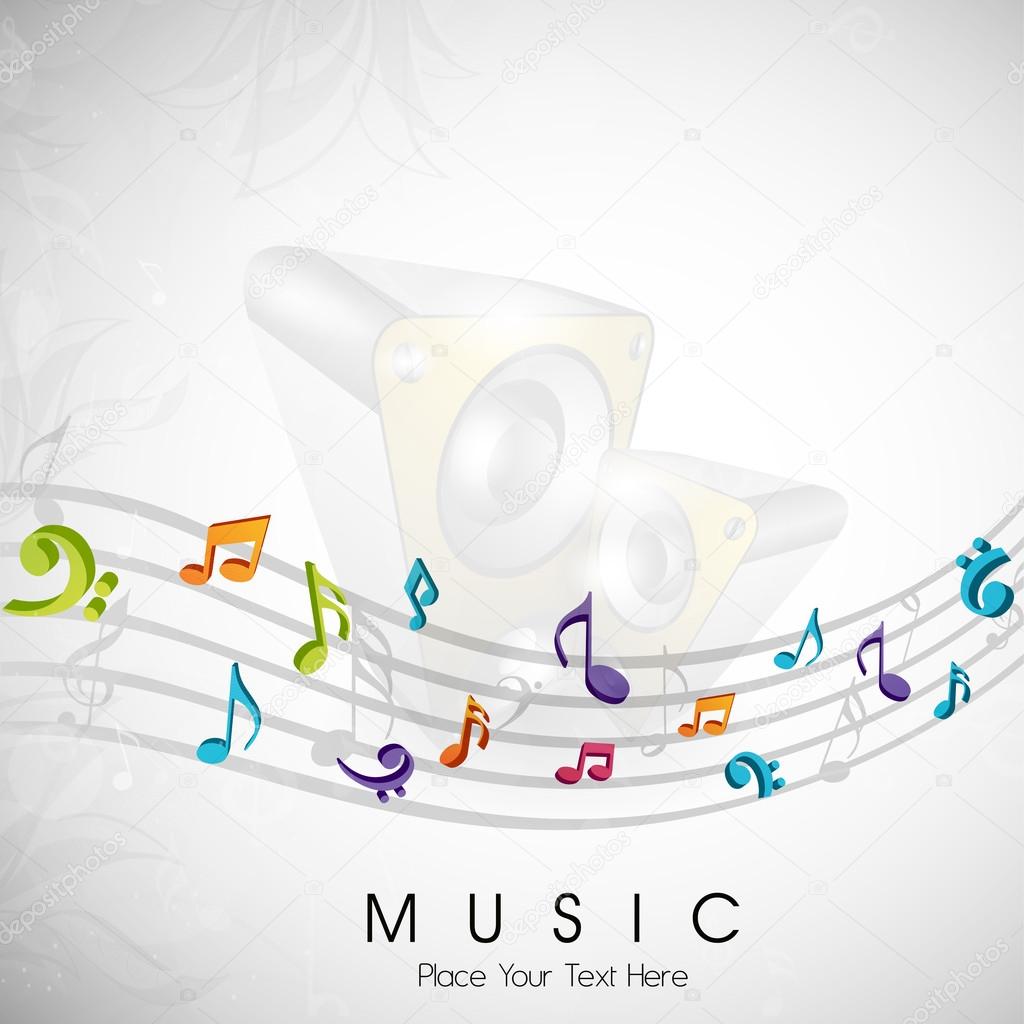 Musical notes. can be use as banner, tag, icon, sticker, flyer o