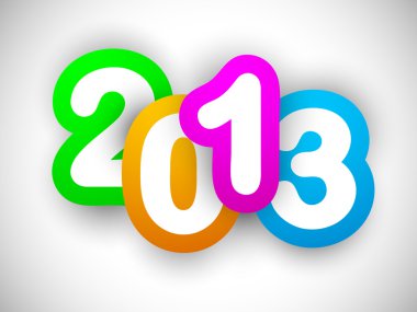 2013 mutlu yeni yıl. EPS 10.