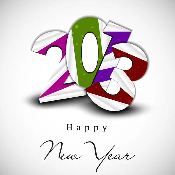 2013 नवीन वर्षाच्या शुभेच्छा. ईपीएस 10 . — स्टॉक व्हेक्टर