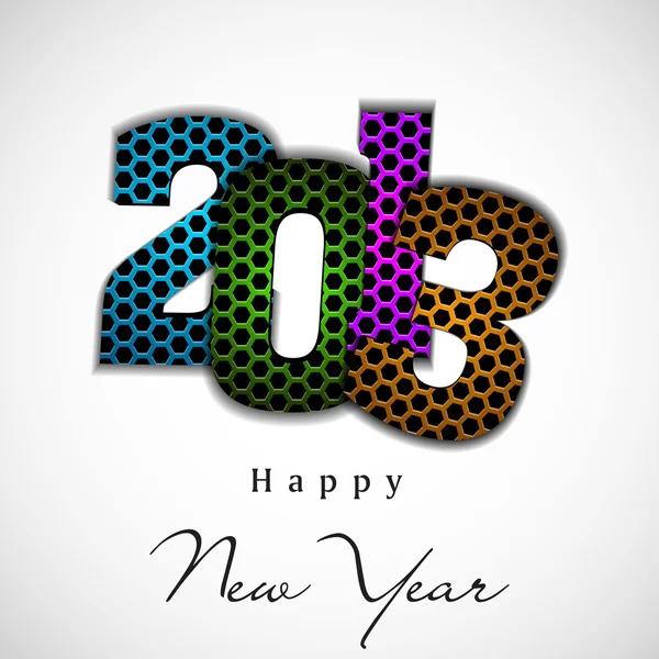 2013 mutlu yeni yıl. EPS 10. — Stok Vektör