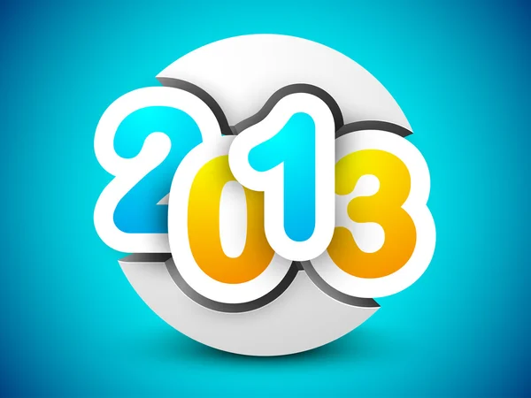 2013 Happy New Year. EPS 10. — Stock Vector