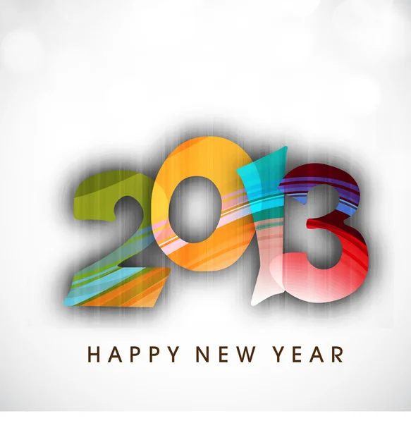 2013 Happy New Year. EPS 10. — Stock Vector