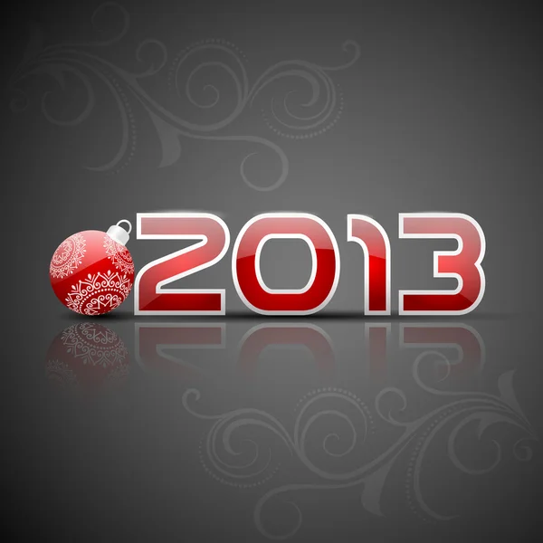 2013 开心新的一年。10 eps. — 图库矢量图片