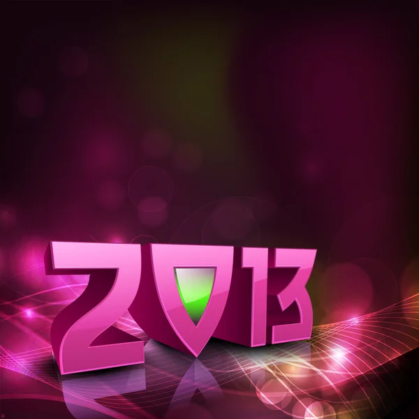 2013 Ευτυχισμένο το νέο έτος. EPS 10. — Διανυσματικό Αρχείο