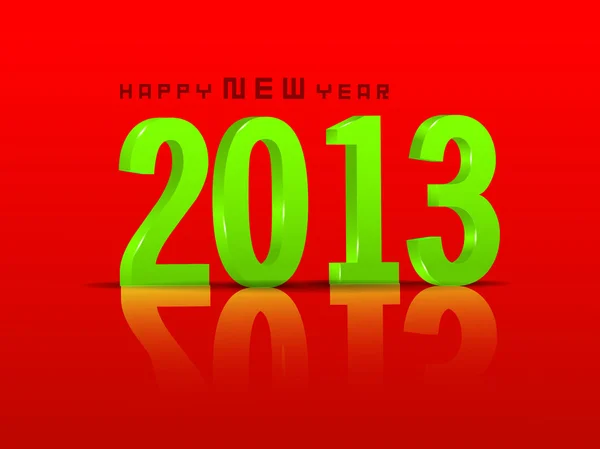 2013 Buon anno. EPS 10 . — Vettoriale Stock