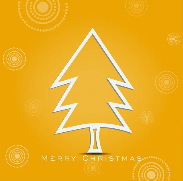 Noel tree.greeting kartı, hediye kartı veya davetiye m için — Stok Vektör