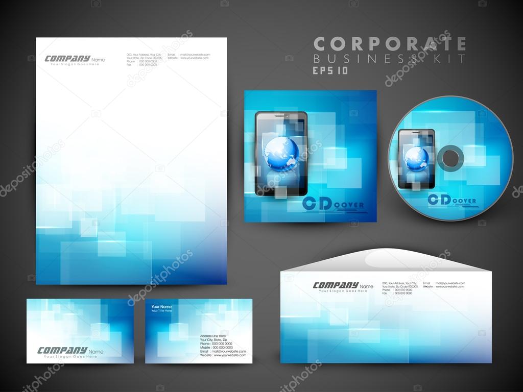 Professional corporate identity kit or business kit for your bus