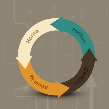 Web sitesi tasarım taslak. EPS 10.