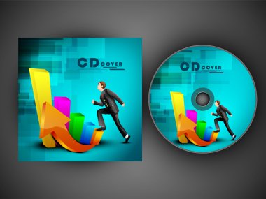 CD kapak tasarımı iş için. EPS 10.