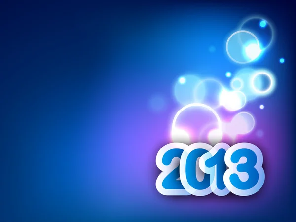 Bonne année 2013 carte de vœux. SPE 10 . — Image vectorielle