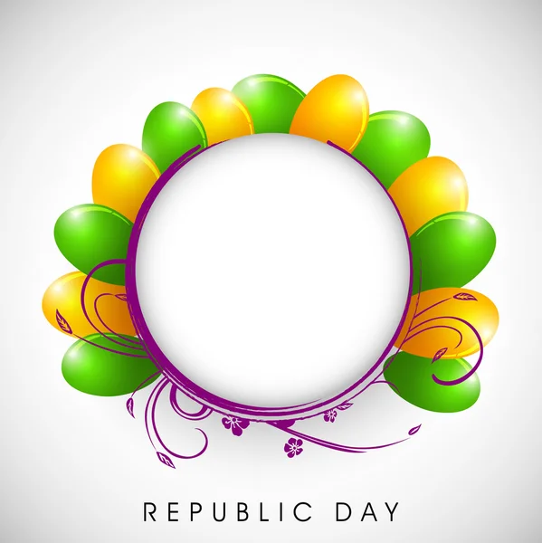 Republic Day background. EPS 10. — Stock Vector