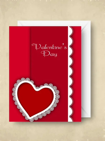 Happy Valentines Day greeting card, gift card or background. EPS — Stock Vector