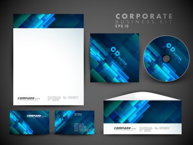 profesyonel kurumsal kimlik seti veya otobüs işletme seti