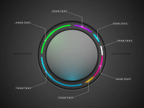 Statistiques d'entreprise abstraites, diagramme d'affaires ou diagramme d'affaires — Image vectorielle