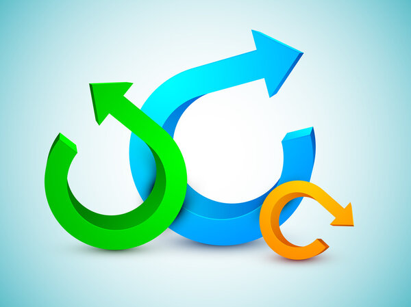 Abstract 3D statistics background, Business concept. EPS 10.