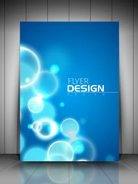 Professional business flyer template or corporate banner design — Stock Vector