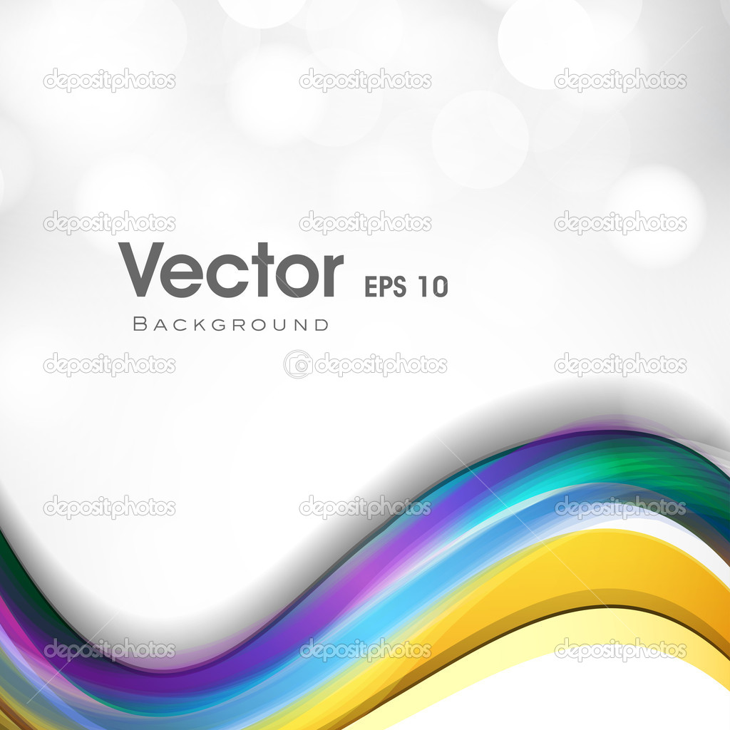 Abstract waves background in multicolors, can be use for flyers