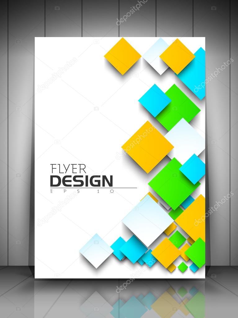 Professional business flyer template or corporate banner design