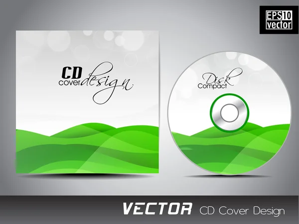 Design de capa de CD para o seu negócio. EPS 10 . — Vetor de Stock