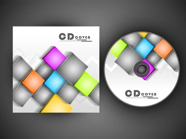 CD obal design pro vaše podnikání. EPS 10. — Stockový vektor