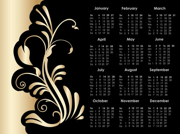 Calendrier 2013 année. SPE 10 . — Image vectorielle