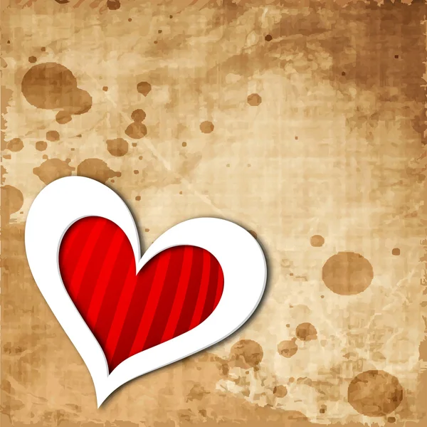 Valentinstag Hintergrund, Grußkarte oder Geschenkkarte — Stockvektor