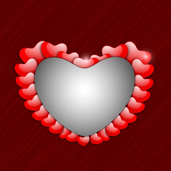 Happy Valentines Day background, greeting card or gift card, lov — Wektor stockowy