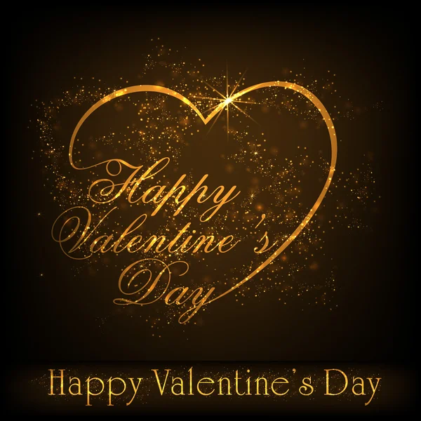 Valentines Day background, greeting card or gift card — Wektor stockowy