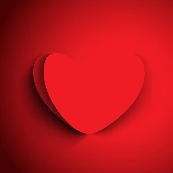 Krásná Valentýnská den pozdrav nebo dárkové karty s silhoue — Stockový vektor